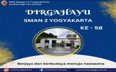 RANGKAIAN HARI ULANG TAHUN SMA NEGERI 2 YOGYAKARTA KE - 58